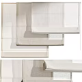 Elegant Light Filtering Roman Blinds with Linen Fabric in Neutral Beige for Modern Window Decor