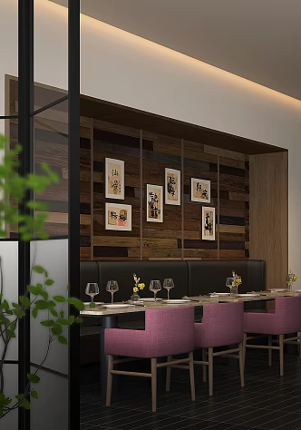Modern Restaurant Tooling Restaurant 3d model