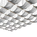 Chinese Style Curtain Slow Ceiling Curtain Slow Ceiling Hanging Fabric Academy Curtain Tea Room Ceiling Study Ceiling Library Ceiling College Ceiling 3d model