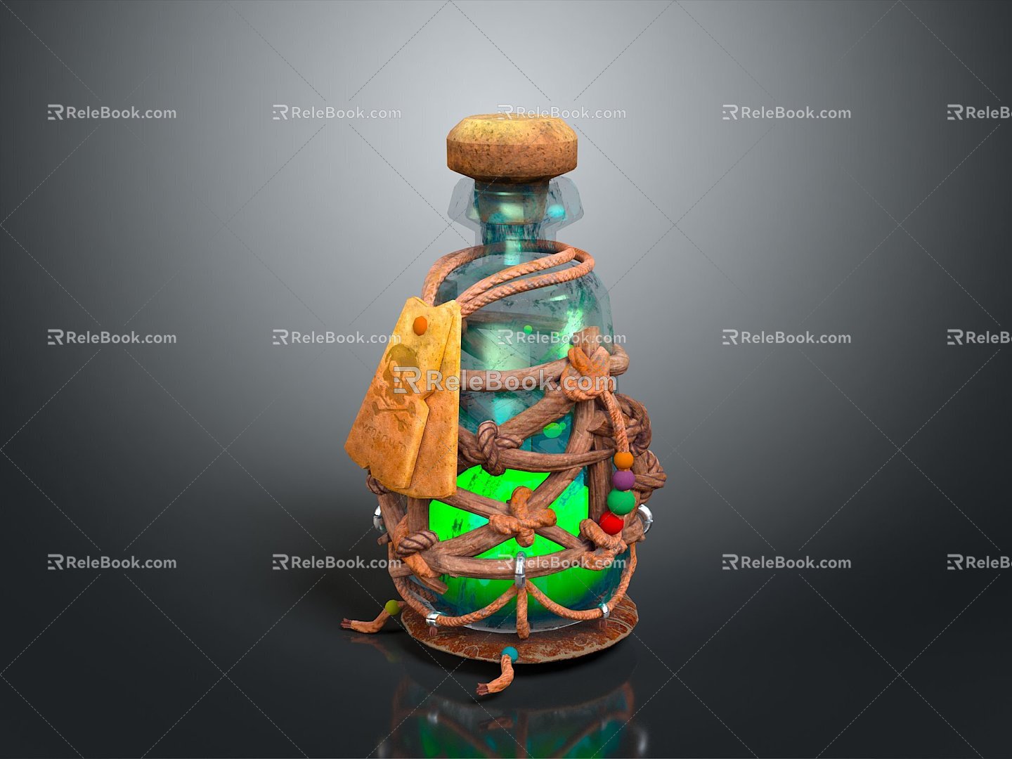 Old Bottle Old Medicine Bottle Empty Bottle Plastic Medicine Bottle Plastic Medicine Bottle Glass Bottle Container 3d model