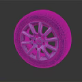 Quality Car Wheel Tire Component With Alloy Rim Design And Tread Pattern Details