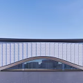 Modern Pavilion Architectural Features Art Exhibition Center Architecture 3d model