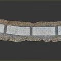 Modern Pavement Stone Pavement Stone Block Pavement Rock Block 3d model
