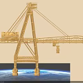 Industrial Equipment Heavy Duty Tower Crane With Boom And Operator Cab