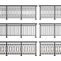 Various Stylish Metal Fence Designs Featuring Decorative Patterns And Structural Details