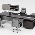 Manager Desk 3d model