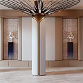 Modern Columns Special-shaped Columns 3d model