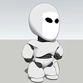 Toy robot SU model 3d model