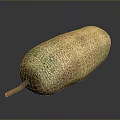 Fresh Ripe Jackfruit With Textured Green And Brown Skin On Dark Surface