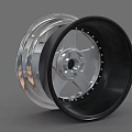 Sleek Silver Car Wheel With Black Tire KS Logo And Modern Rim Design For Vehicles