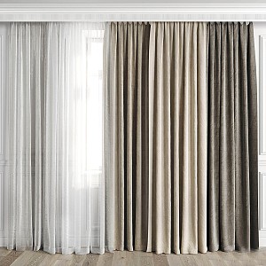 Curtains 3d model