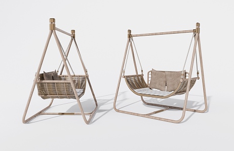 Modern Qianxing Chair Swing 3d model