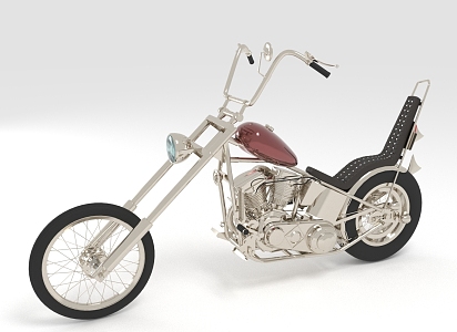 Customized motorcycle modified motorcycle chopper motorcycle locomotive transportation 3d model