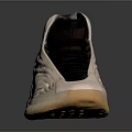 High Top Transparent White Shoes With Black Laces Streamlined Design And Clear Sole