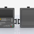 Industrial Equipment Control Panel With Large Screen Keyboard Operation Buttons And Ergonomic Handles