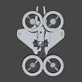 Futuristic White Aircraft Design With Multiple Rotors And Aerodynamic Body Structure