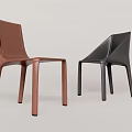 Modern Brown And Black Dining Chairs With Sleek Minimalist Design