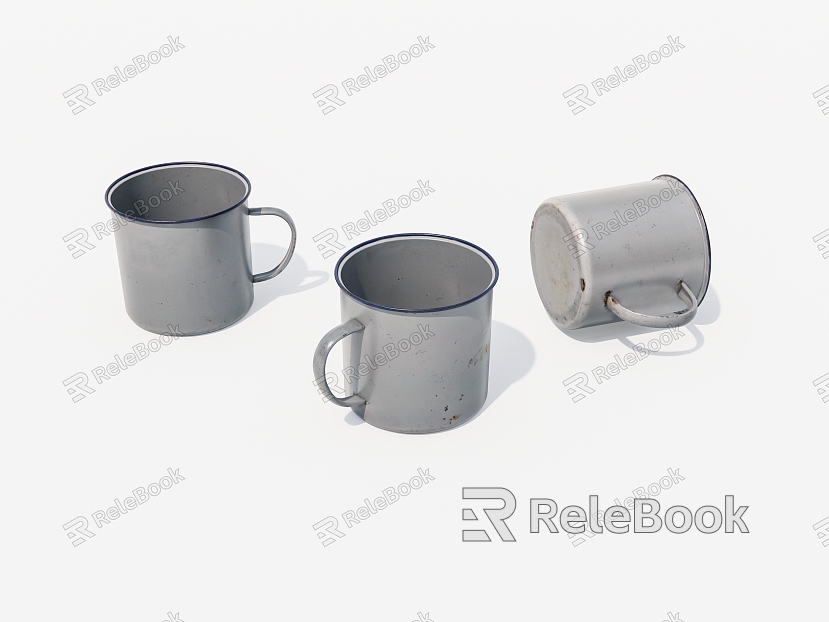 Household goods old-fashioned cup old objects model