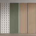 Modern Interior Wall Panels With Various Patterns Colors Wooden Textures And Vertical Stripes