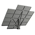Public Facility Solar Panels Array For Eco Friendly Renewable Energy Generation 3d model