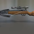 Crossbow Forest Eagle Crossbow Mechanical Crossbow Low Face Number Low Model Simple Model Game Sub-era Film and Television Level Super Realism 3d model