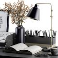 Modern Office Supplies Office Desktop Supplies 3d model