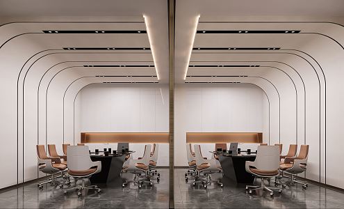 Modern Meeting Room Public Office Negotiation Area 3d model