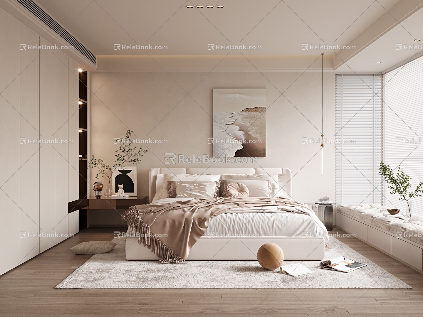 Modern Bedroom Home Bedroom 3d model