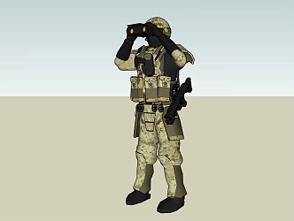 Warrior 3d model