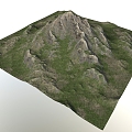 Mountain Mountain Peak Alpine Peak Geopark 3d model