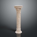 Columns Stone Columns Stone Columns Old Columns Roman Columns Roman Columns Classical Columns Greek Columns 3d model