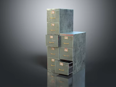 Elegant Modern Entryway Console And Side Cabinets With Storage Drawers Design 3d model