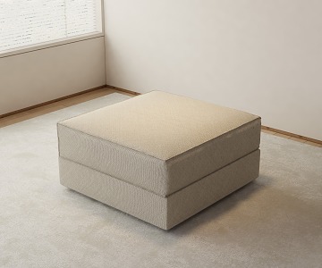 modern sofa stool square stool 3d model