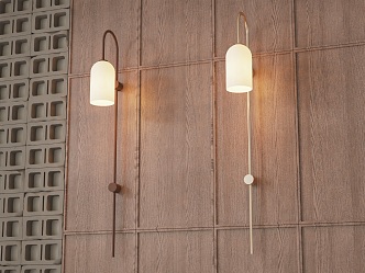 Wall lamp combination 3d model