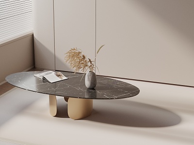 Modern coffee table model