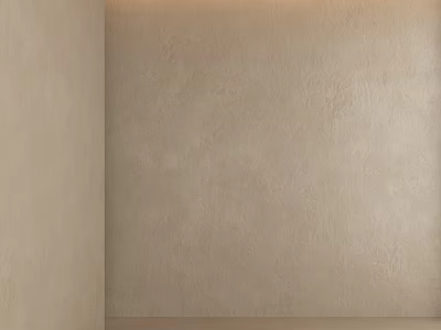 Light Beige Textured Wall Construction Component With Smooth Surface For Interior Design 3d model