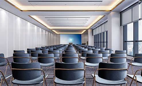 Modern Conference Room 3d model