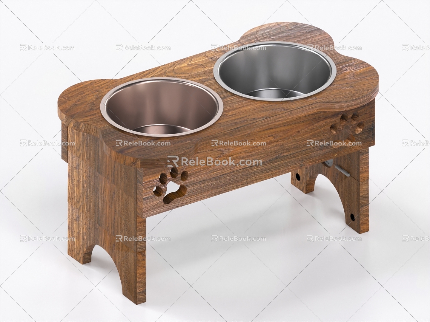 Pet Feeder Pet Feeding Basin Pet Supplies 3d model