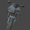 Suzuki SV650s motorcycle 3d model