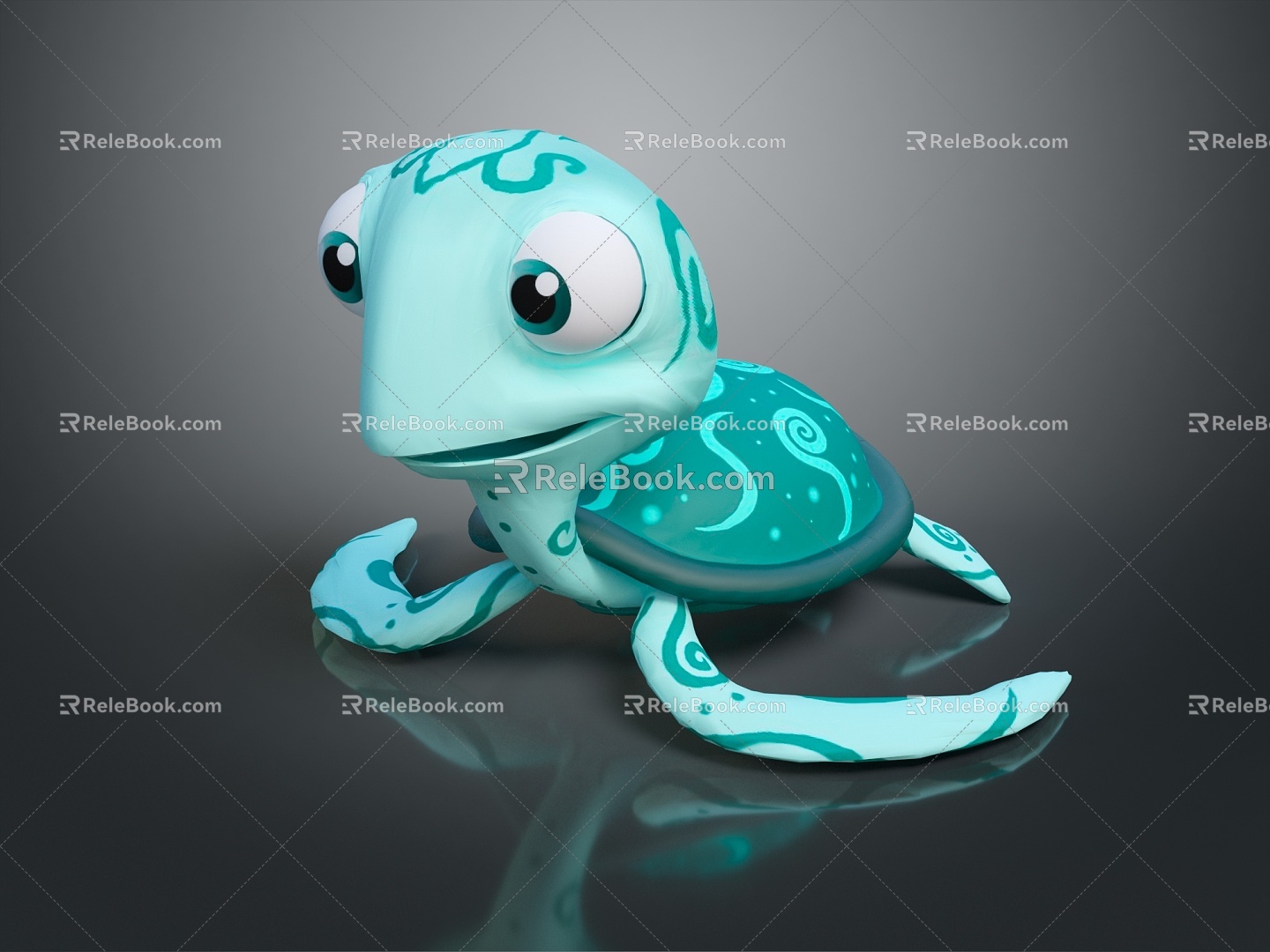 Turtle Turtle Cartoon Turtle Snapping Turtle Chickbill Turtle Reptile Cold Blooded Animal Reptile Reptile Class 3d model