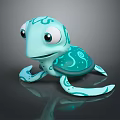 Turtle Cartoon Turtle Snapping Turtle Chickbill Turtle Reptile Cold Blooded Animal Reptile Class 3d model