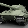 German Tank Tiger Tank Heavy Tank World War II Tank King Tiger Tank 3d model