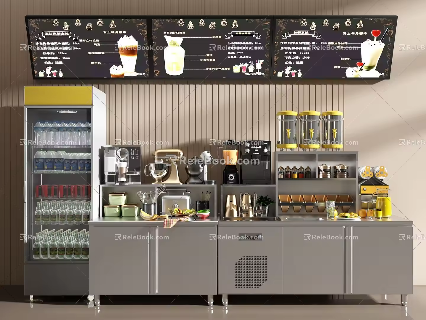 Modern workbench 3d model