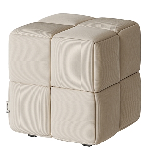 Italian Poliform sofa stool 3d model