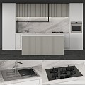 Cabinet sink range hood rack mattingwood 3d model