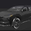 Modern Electric SUV with Sleek Black Exterior Roof Rack and Alloy Wheels