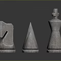 Modern Design Chess Pieces Set For Home Decor Living Room Tabletop