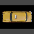 Vintage Yellow Taxi Car With Classic Design Checkerboard Stripes And Roof Sign