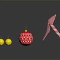 Vibrant Colorful Holiday Decorations With Origami Shapes And Decorative Balls