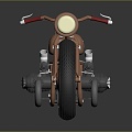 Motorcycle Two-wheeled Motorcycle Cross-country Motorcycle Road Race Motorcycle Motor Vehicle Transport 3d model